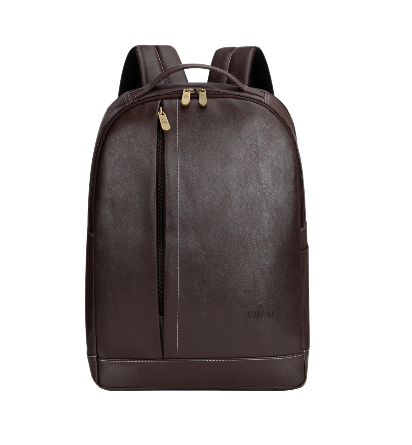 Faux leather central logo zipper backpack | ARMANI EXCHANGE Man