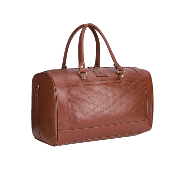 Vegan leather weekender online bag