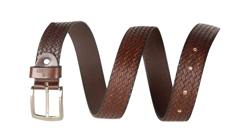 Clownfish men's leather belt - Trendy belt for casual outings