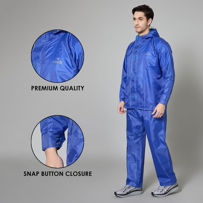 Clownfish rain jacket - camping during storms