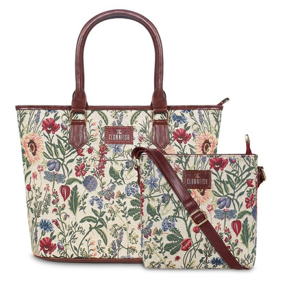 Clownfish Justina Tapestry Handbag - Elegant Gift Choice