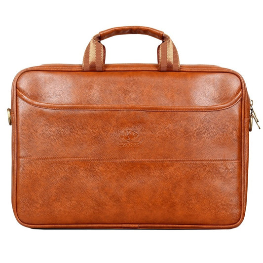 Clownfish Faux Leather Briefcase - Casual Outings