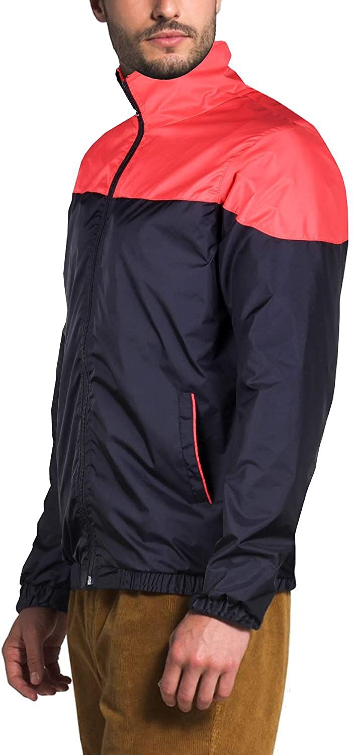 THE CLOWNFISH Men's Activewear Jacket- 2XL Size (Blue & Red)