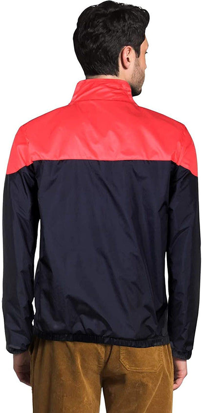 THE CLOWNFISH Men's Activewear Jacket- 2XL Size (Blue & Red)