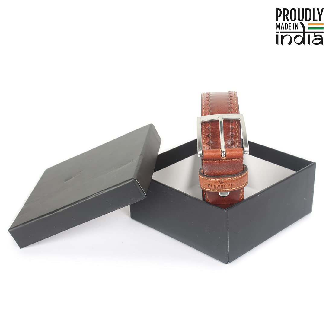 Clownfish men's leather belt - Casual wear