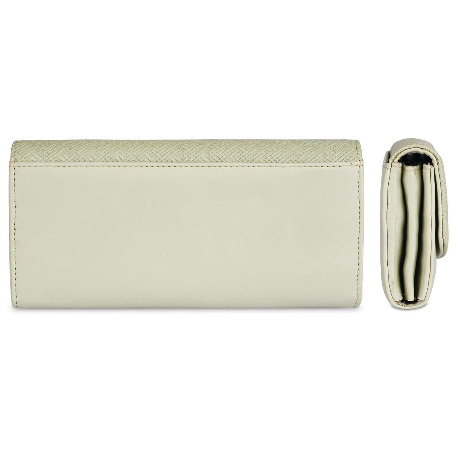 THE CLOWNFISH Remy Collection Womens Wallet Clutch Ladies Purse with Multiple Card Slots (Pista Green)