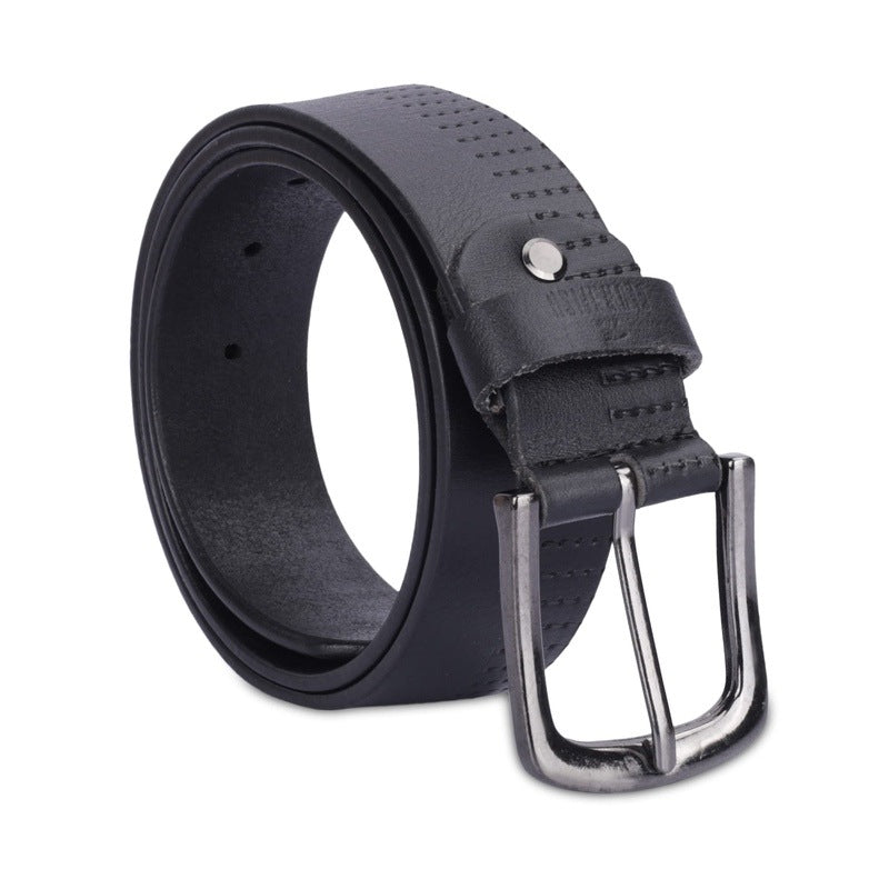 CLOWNFISH men's leather belt - formal event accessory