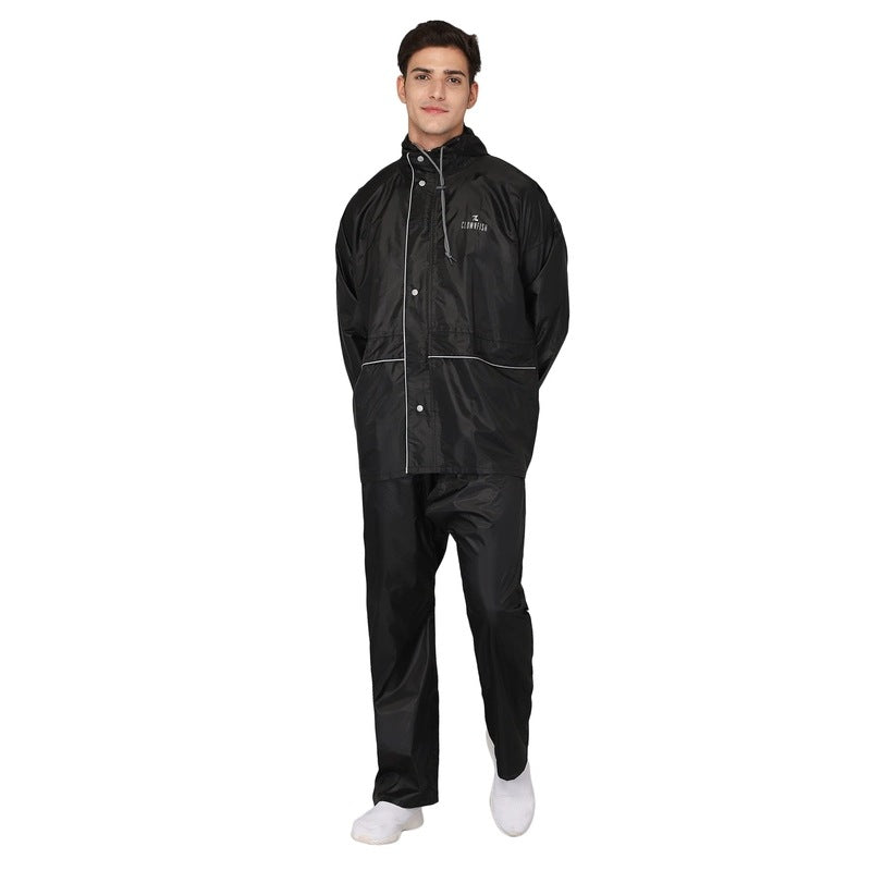 CLOWNFISH Men's A-Line Coat - Safe travel in low light