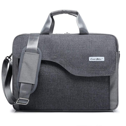 THE CLOWNFISH CoolBELL 15.6 inch Laptop Bag Single shoulder bag handbag (Grey)