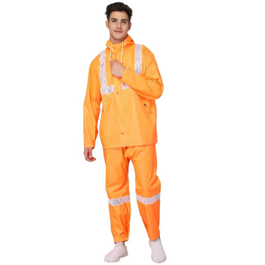 CLOWNFISH Men's A-Line Coat Jacket - Night Safety Gear