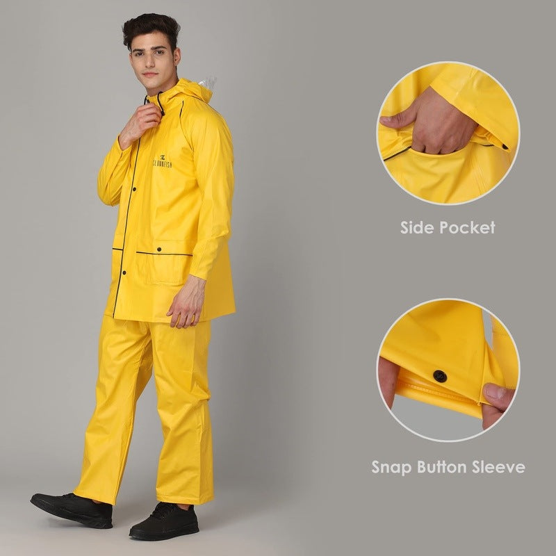 Clownfish raincoat - reflective safety feature