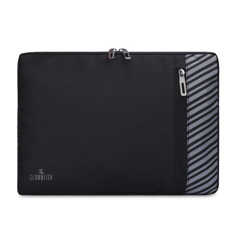 The Clownfish Algo Polyester Unisex 14 inch Laptop Sleeve Tablet Case (Black)