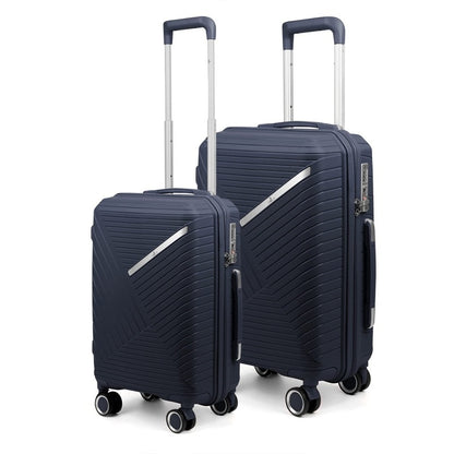 Denzel Series Set of 2 Trolley bags Navy Blue (Small, Medium)