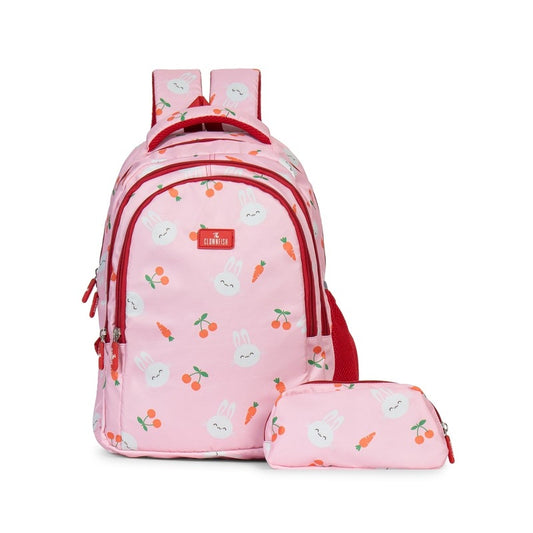 Clownfish Backpack with Pouch - Stylish School Accessory