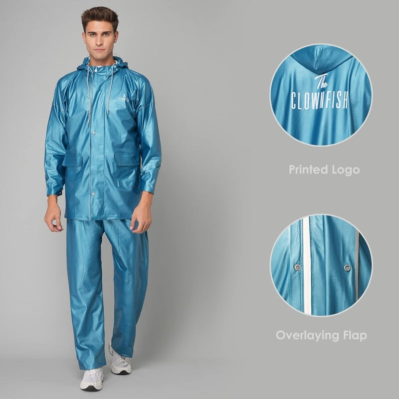 Clownfish Oceanic Pro Raincoat - Men running in the rain