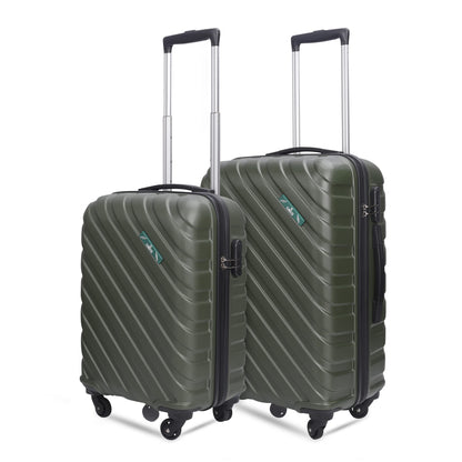 Armstrong Series Set of 2 Trolley bags Bottle Green (Small, Medium)