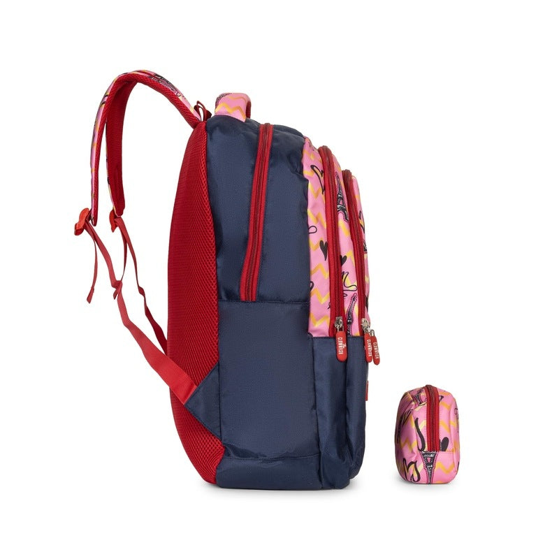 Clownfish pink school backpack - Comfortable carry