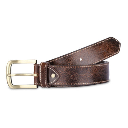 Clownfish Men's Genuine Leather Belt - Comfortable Fit