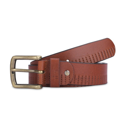 Clownfish Men's Genuine Leather Belt - Everyday comfort and style