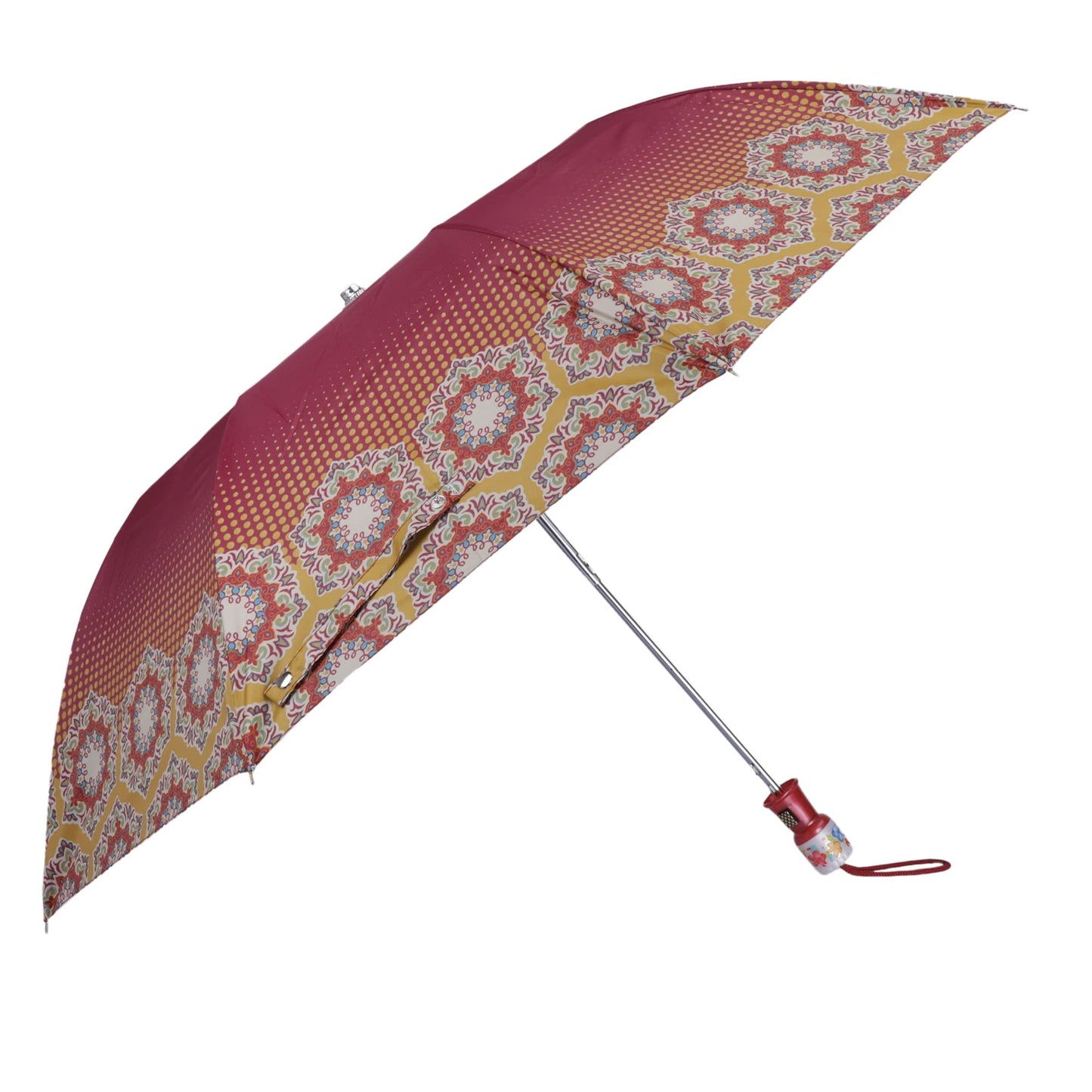 THE CLOWNFISH Umbrella 2- Fold Auto Open Waterproof 190 T Polyester Double Coated Silver Lined Umbrellas For Men and Women