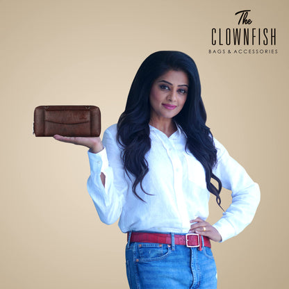 THE CLOWNFISH Dark Brown Women's Wallet