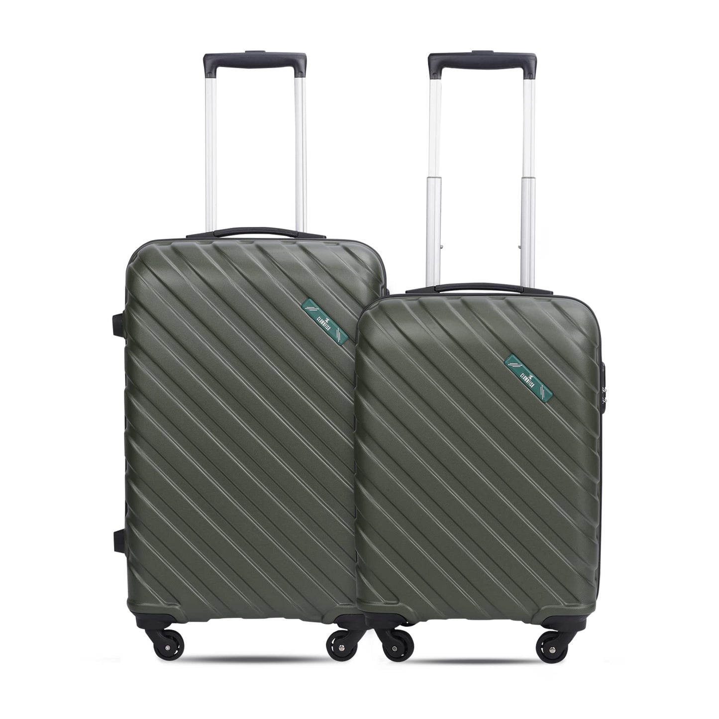 Armstrong Series Set of 2 Trolley bags Bottle Green (Small, Medium)
