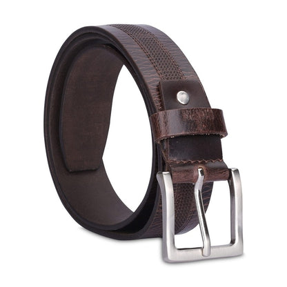 Clownfish men's brown belt - golf sport accessory