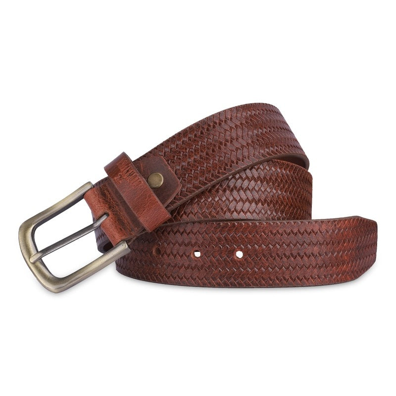 Clownfish men's genuine leather belt - fashionable for casual outings