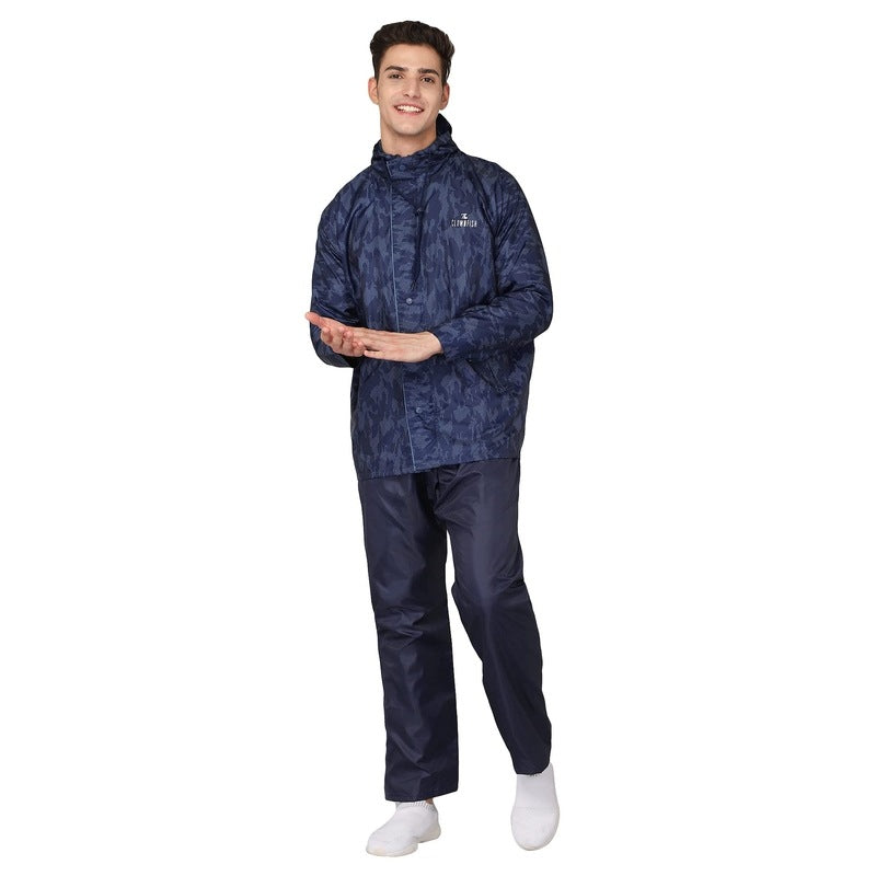 Clownfish Francis Blue Raincoat - Safe and stylish for rainy weather