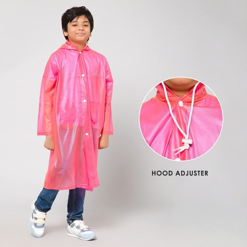 CLOWNFISH Dark Pink raincoat - travel in style