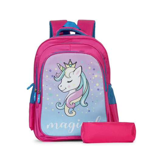 Clownfish KidVenture Series - Baby Pink Backpack for School