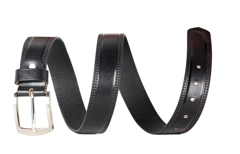 Clownfish Textured Leather Belt - Gift for Men