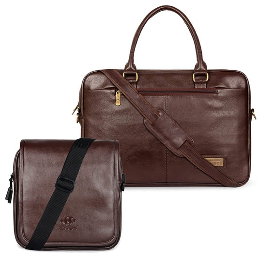 Clownfish Pecan Color Briefcase - Professional Look