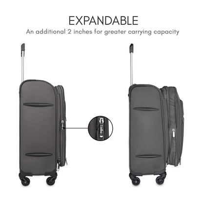 Jarek Series  Cabin Luggage Grey (Small)