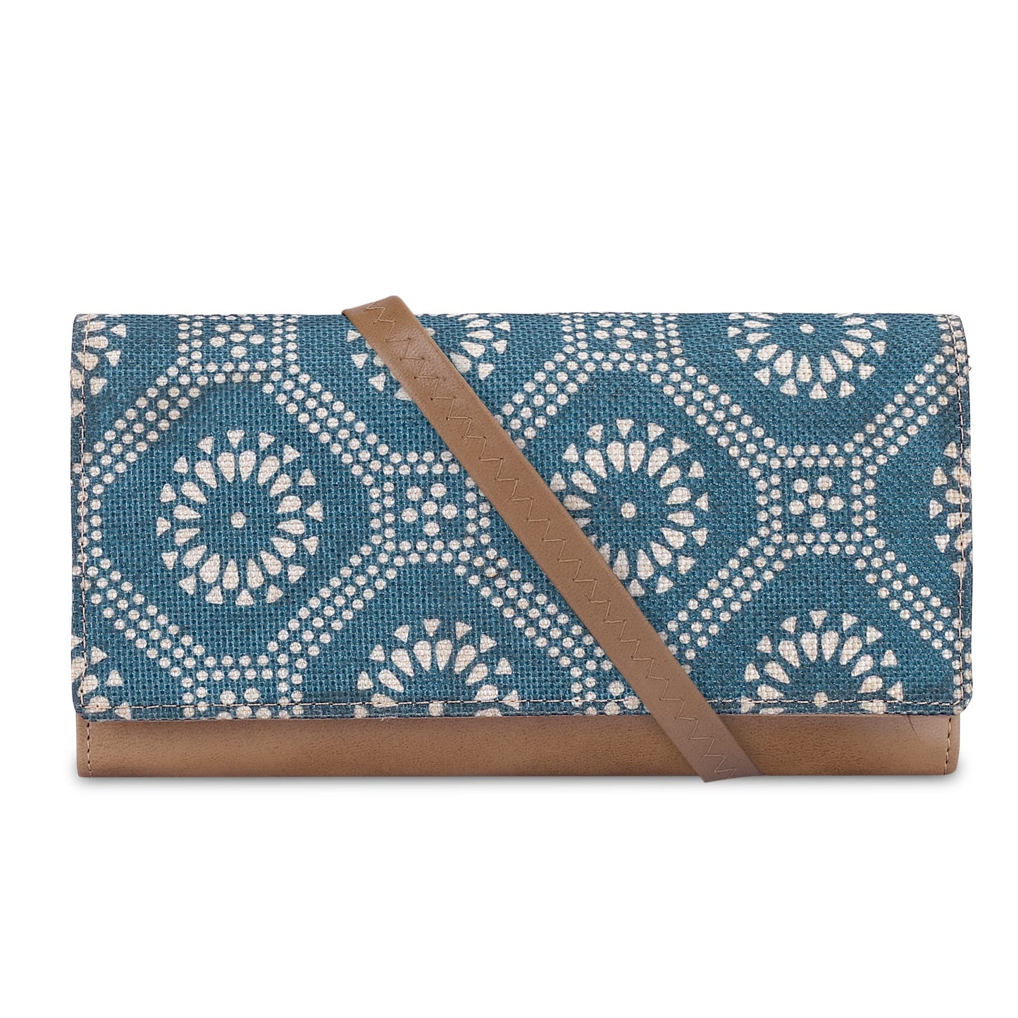 The Clownfish Faux Leather Women wallet (blue)