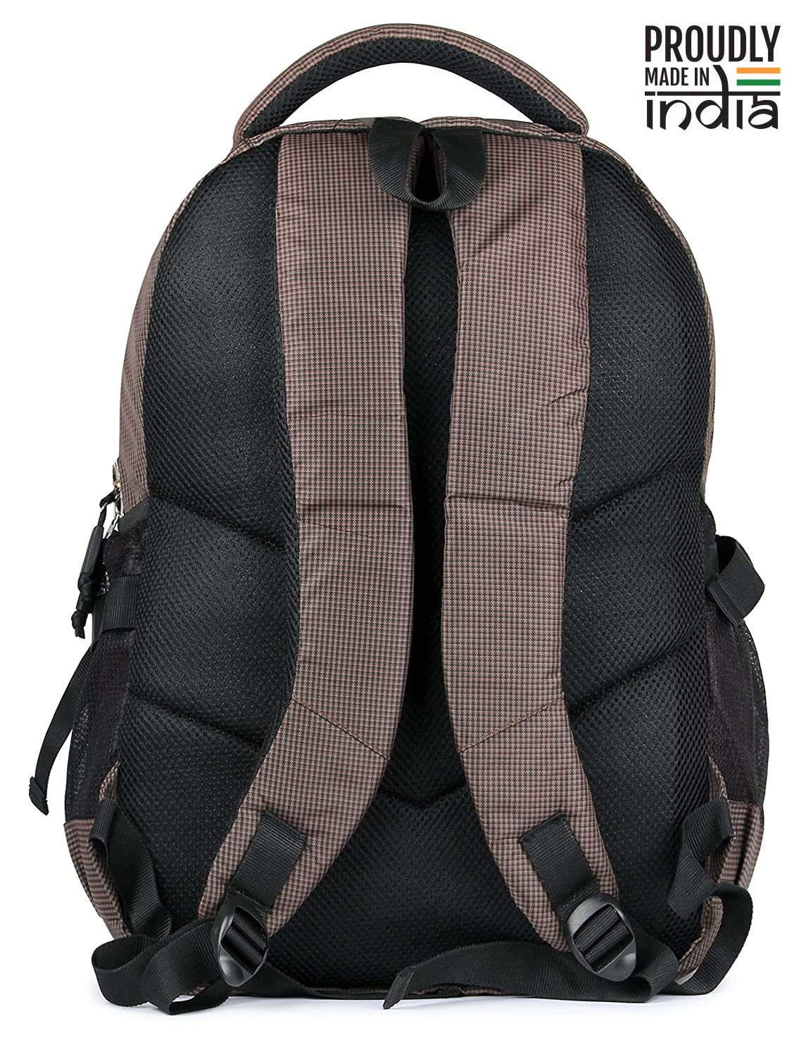 THE CLOWNFISH 30 Ltrs Peanut Brown Laptop Backpack (TCFBPPO-SKPBR1)