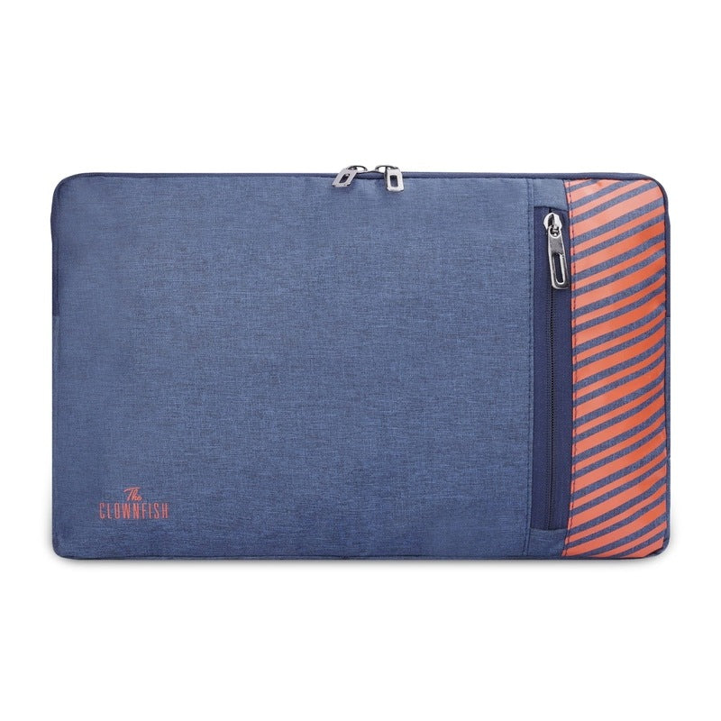 THE CLOWNFISH Algo Polyester Unisex 15.6 Inch Laptop Bag Tablet Case (Blue)