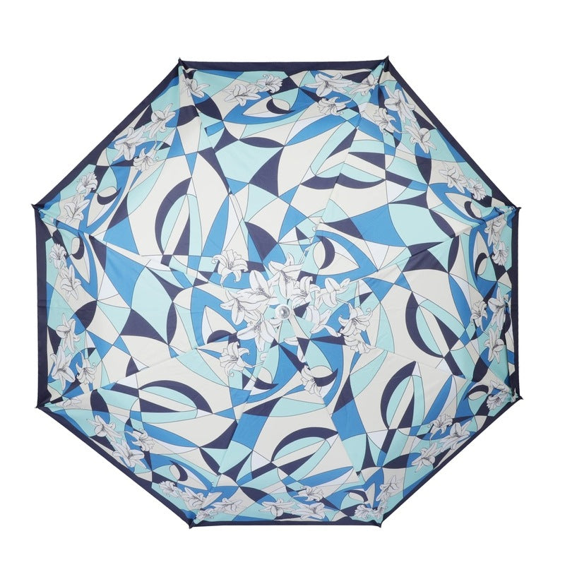 THE CLOWNFISH Umbrella Splash Series 3 Fold Auto Open Waterproof Water Repellent 190 T Immitation Nylon Double Coated Silver Lined Umbrellas For Men and Women (Blue)