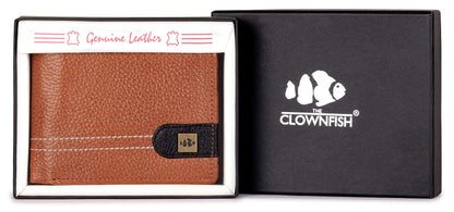 THE CLOWNFISH Brown Men's Wallet (TCFWGL-GTBR10)