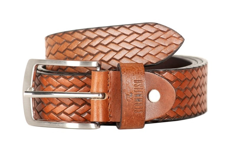 Clownfish Men's Leather Belt - Comfortable Fit