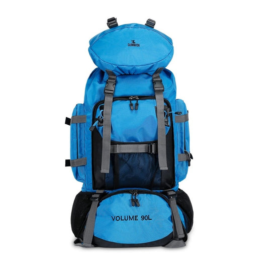 THE CLOWNFISH Summit Seeker Backpack - Water Resistant, Ergonomic | 90 Litres | Sky Blue