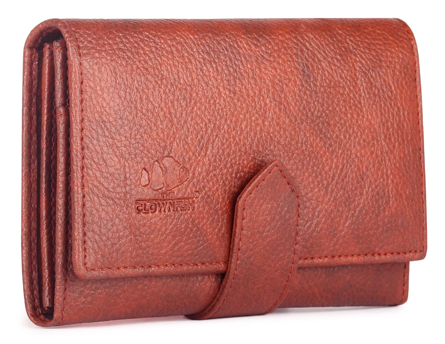 THE CLOWNFISH Tan Women's Wallet (TCFLWLFL-ABTN6)