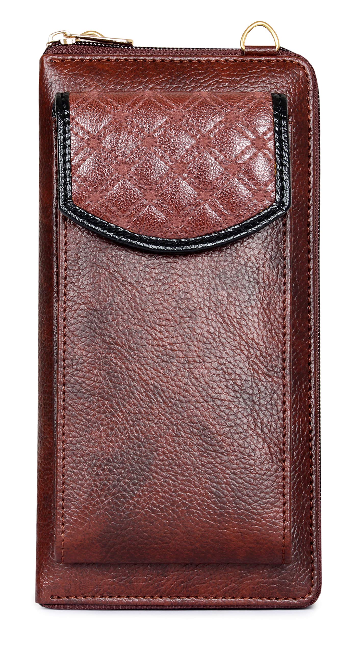 THE CLOWNFISH Classy ladies wallet (Brown Black)