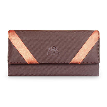 THE CLOWNFISH Valentina Womens Wallet (Brown)