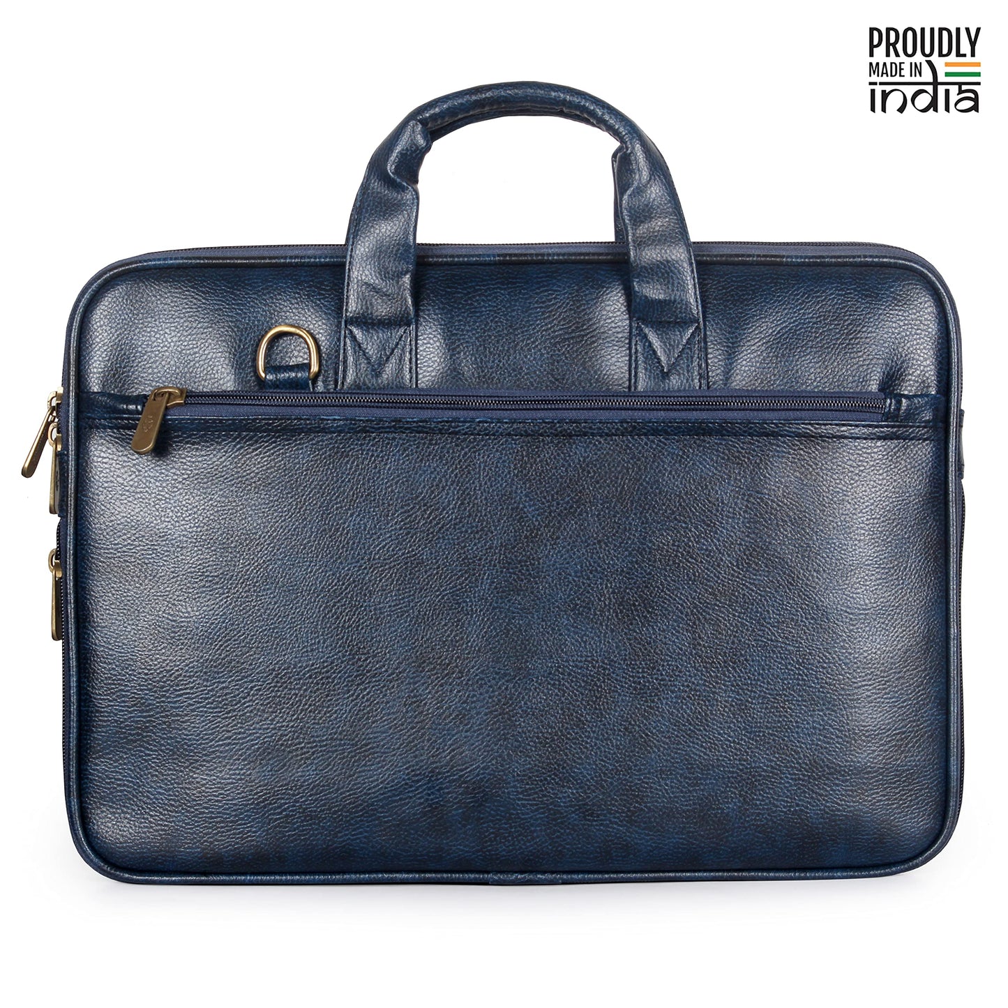 THE CLOWNFISH Melaney Series Unisex Polyester 15.6 inch Laptop Messenger Bag Briefcase (Black)