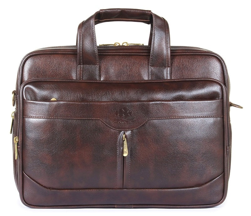 Clownfish dark brown laptop bag - Perfect for professionals