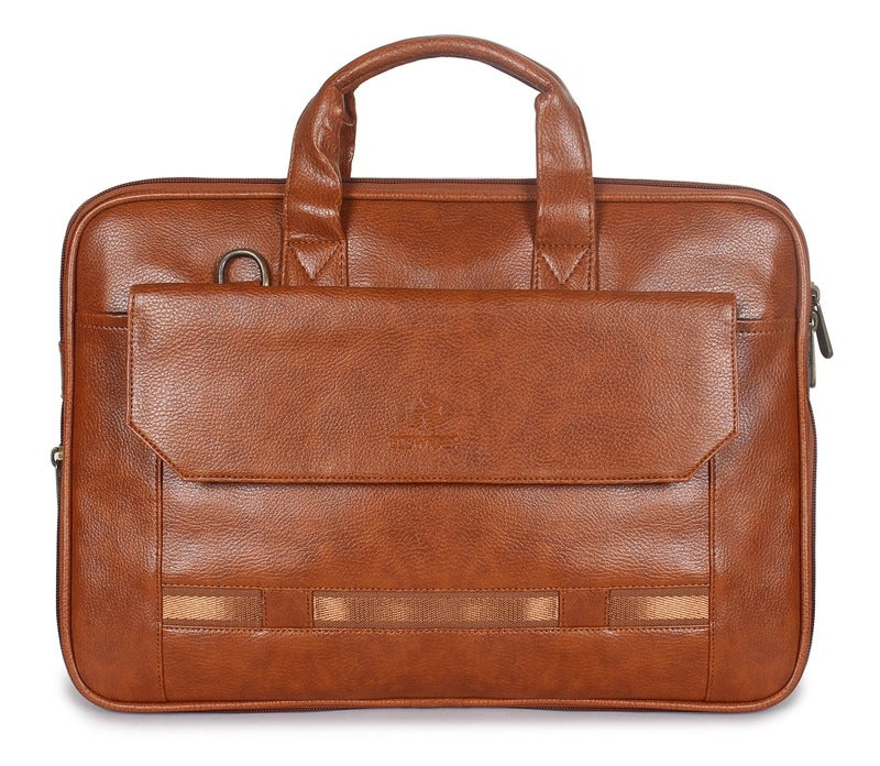 Clownfish Faux Leather Messenger Bag - Comfortable Commute