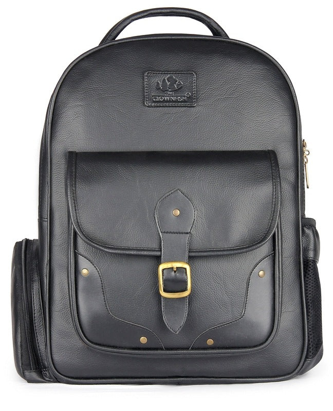 Clownfish Vegan Leather Laptop Backpack - Weekend getaway use