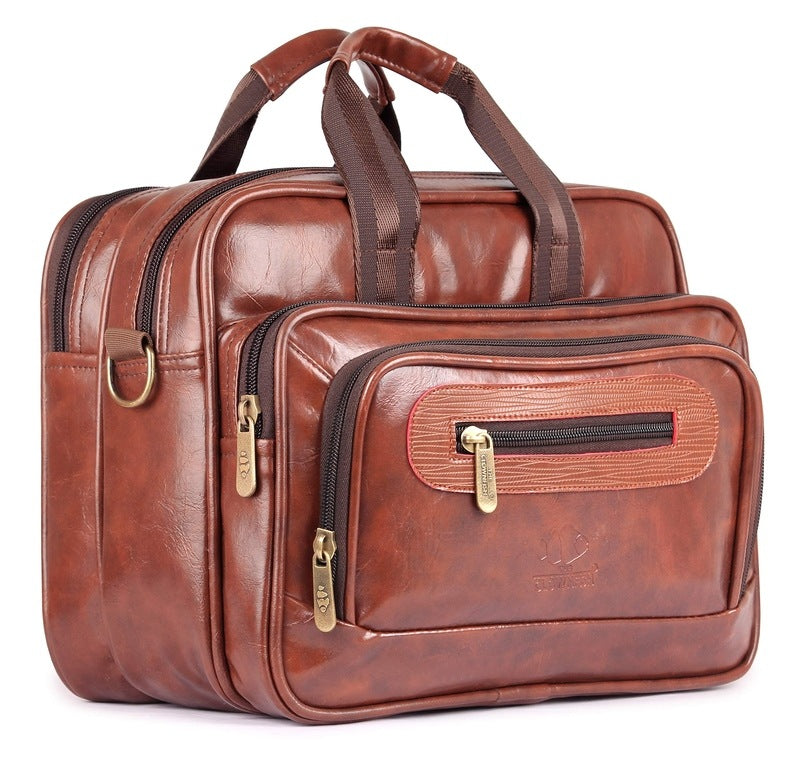 The Clownfish Commuter Series Multipurpose Tiffin Lunch Bag for Office (Burnt Brown)