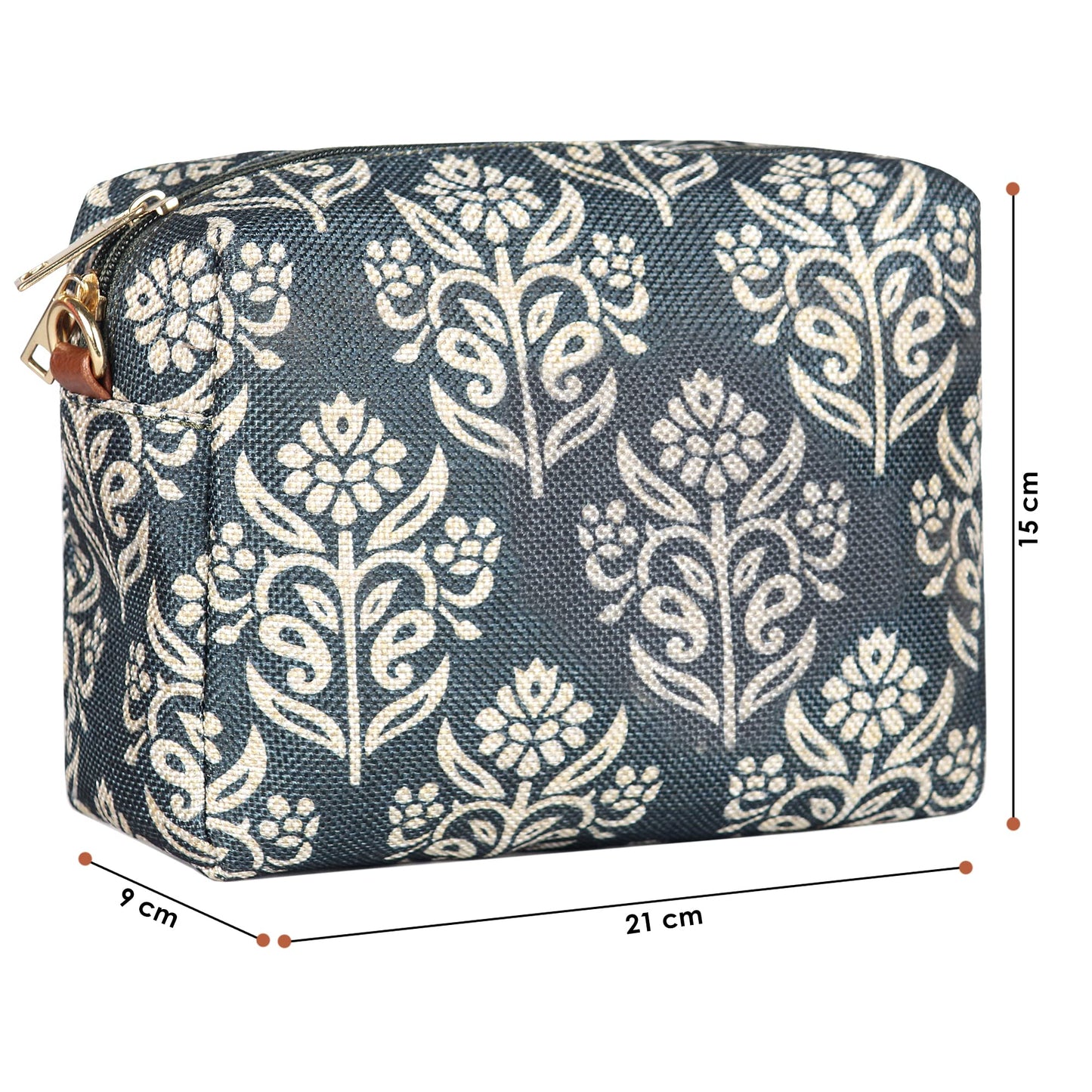 THE CLOWNFISH Isla Printed Handicraft Fabric Crossbody Sling bag for Women Casual Party Bag Purse with Adjustable Shoulder Strap and Printed Design for Ladies College Girls (Grey)